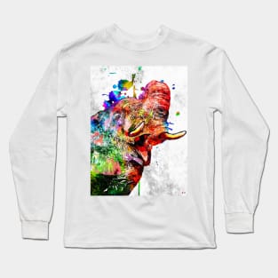 Colorful Elephant Long Sleeve T-Shirt